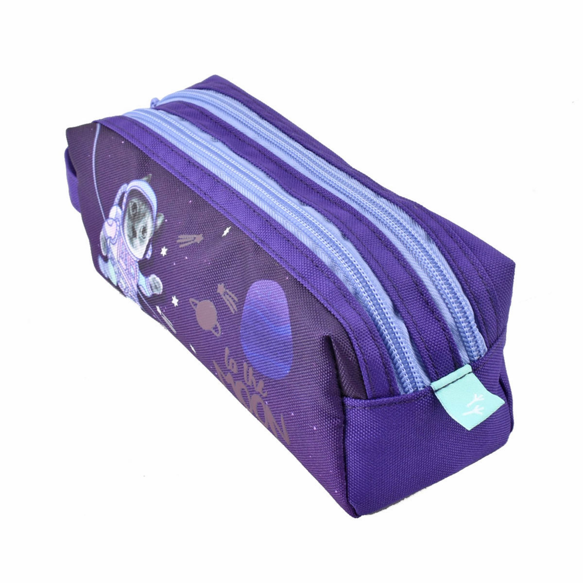 AUCHAN Trousse 2 compartiments violette Cosmocat