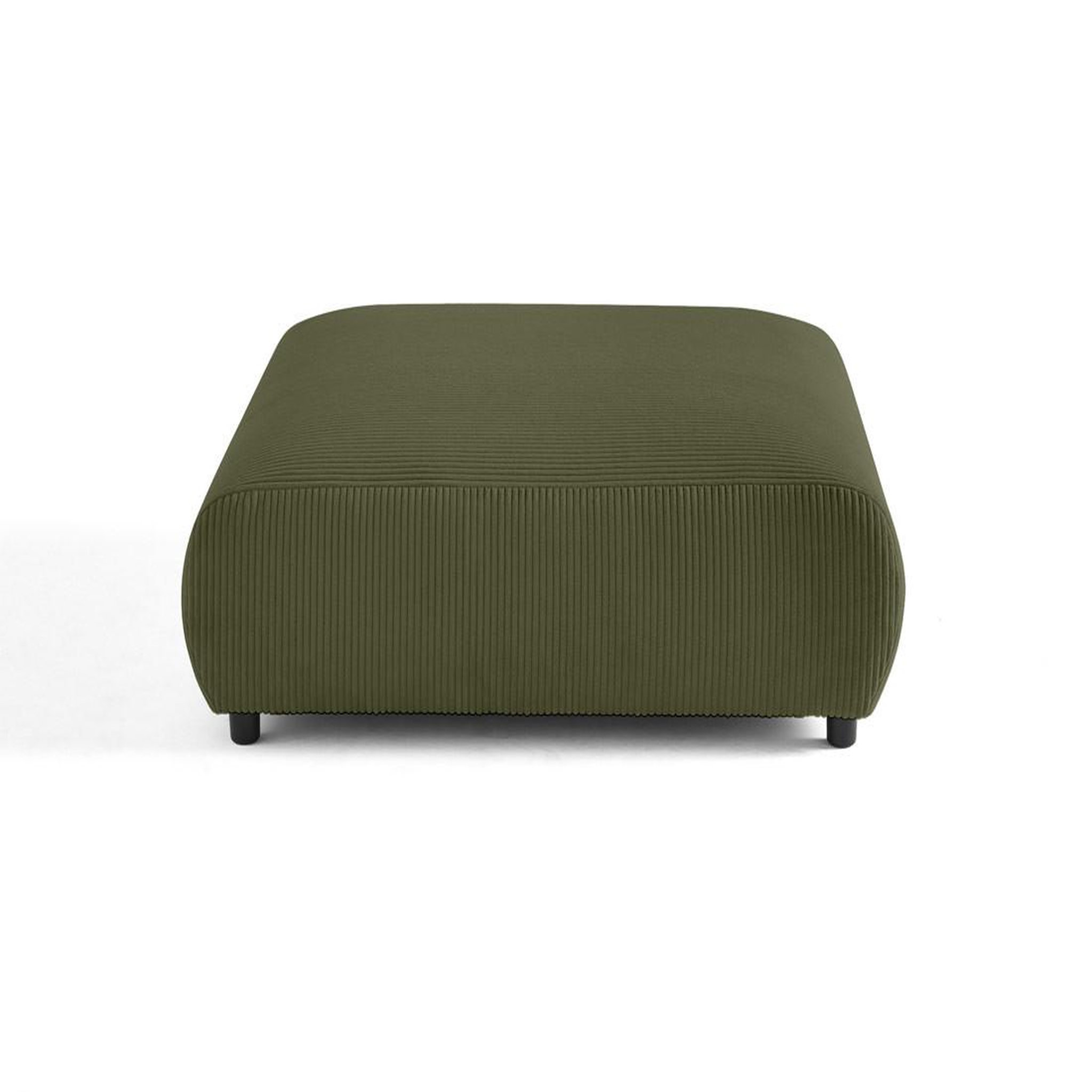 Voir la diapositive 3 : LISA DESIGN Garance - grand pouf modulable - en velours côtelé