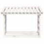 Voir la diapositive 5 : VIDAXL Support pour bois de chauffage Blanc 108x64,5x78 cm Bois de pin