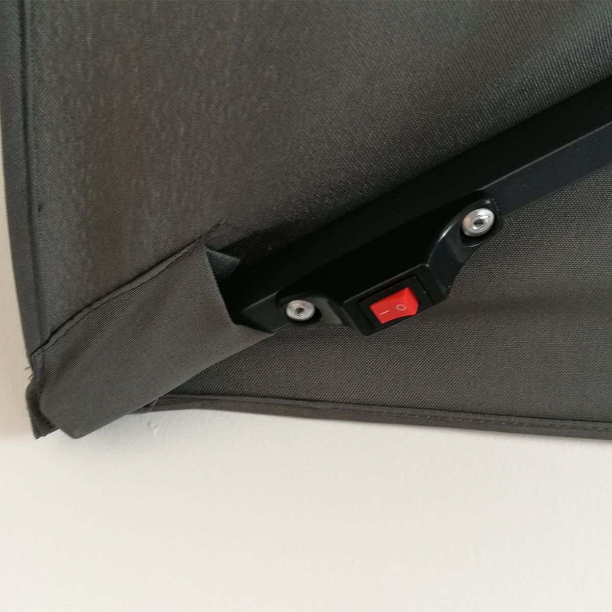 Parasol droit 2x3 m avec leds 