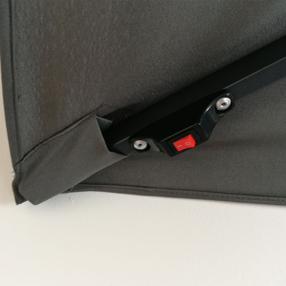 Parasol droit 2x3 m avec leds 