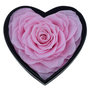 Voir la diapositive 3 : SC CRYSTAL Coffret cœur décoré d'une rose éternelle rose en forme de cœur