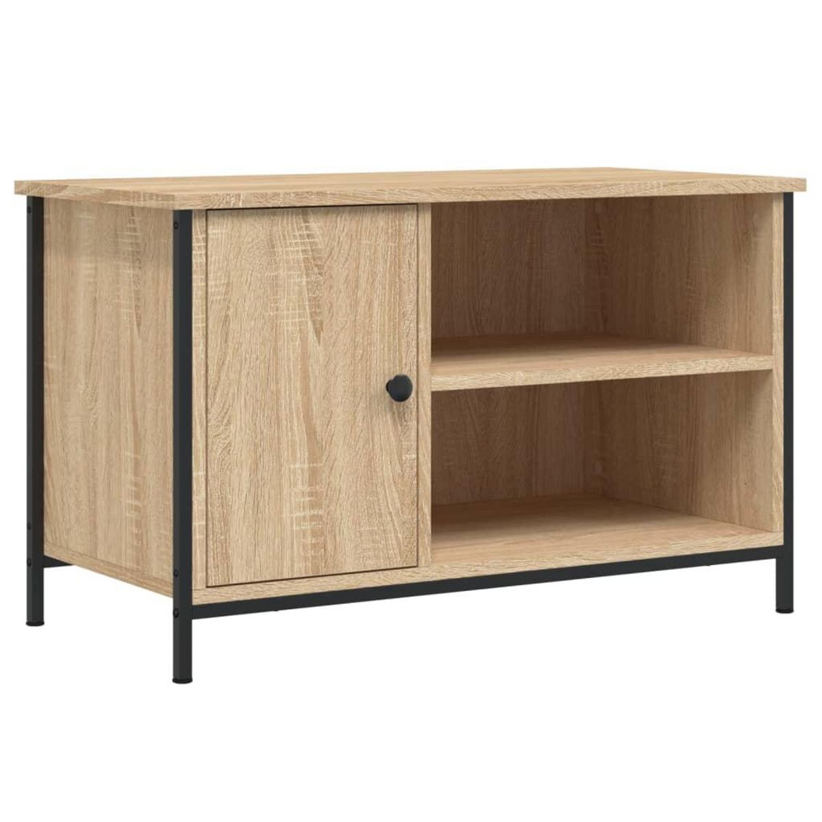 VIDAXL Meuble TV Chene sonoma 80x40x50 cm Bois d'ingenierie