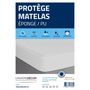Voir la diapositive 3 : UNIVERS DECOR Protège matelas éponge imperméable anti-acariens 160 x 200 + 30 cm