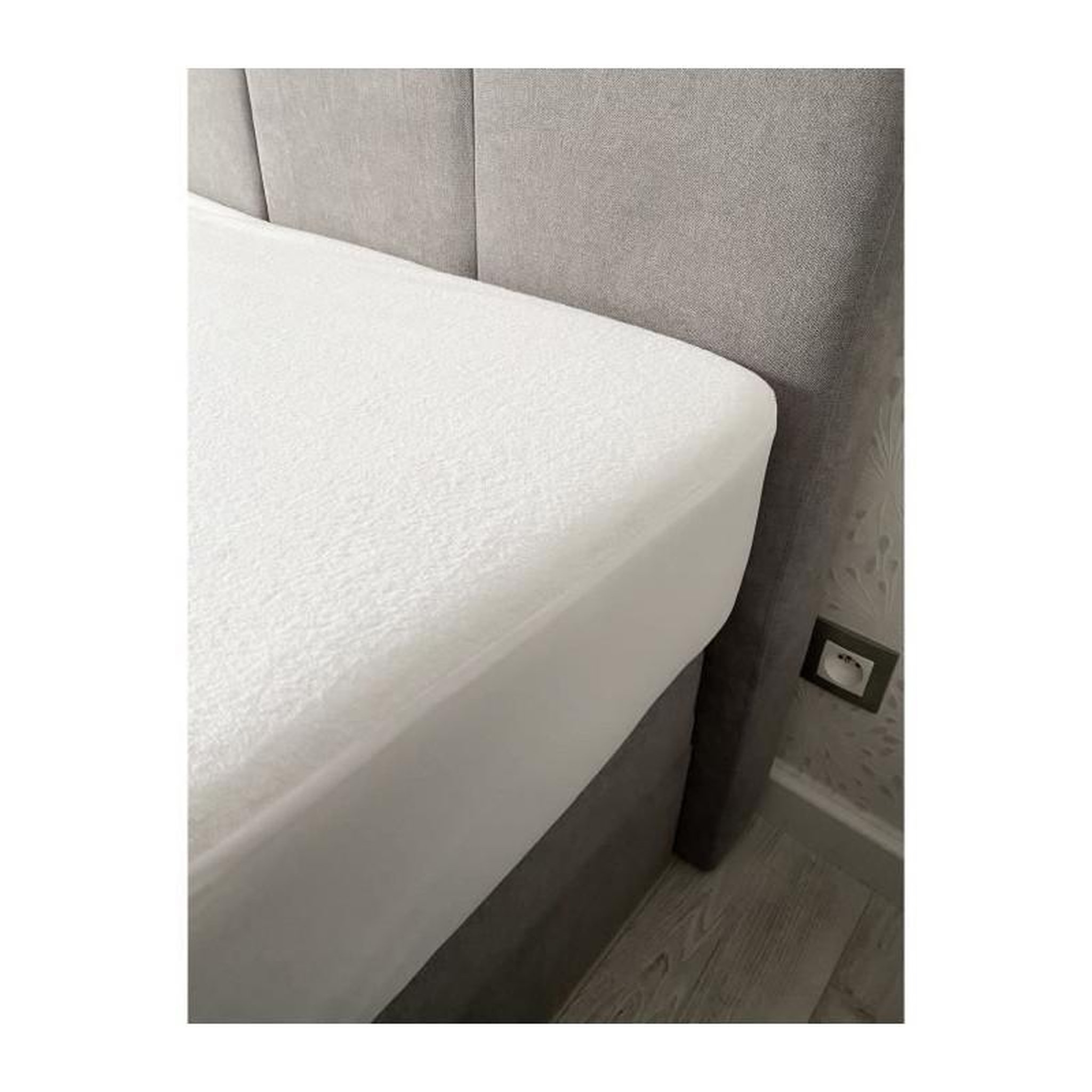 Voir la diapositive 3 : DODO Protege matelas absorbant - 90x190 cm - Coton - Anti acariens