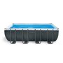 INTEX Kit piscine tubulaire rectangulaire Ultra Silver - 7,32m x 3,66m x1,32m