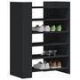 Voir la diapositive 3 : VIDAXL Armoire a chaussures noir 74,5x37,5x100 cm bois d'ingenierie