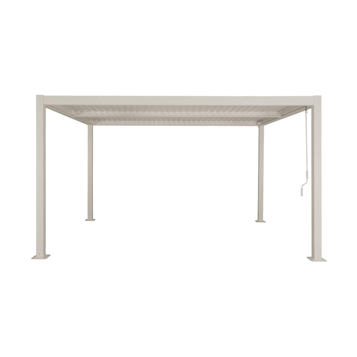 SWEEEK Pergola bioclimatique aluminium et acier lames orientables 4x3m Palace