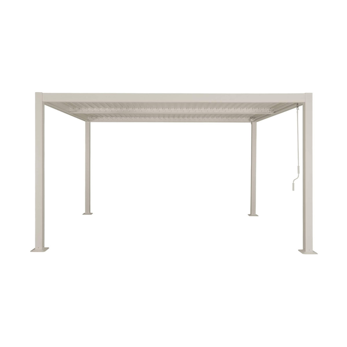 SWEEEK Pergola bioclimatique aluminium et acier lames orientables 4x3m Palace