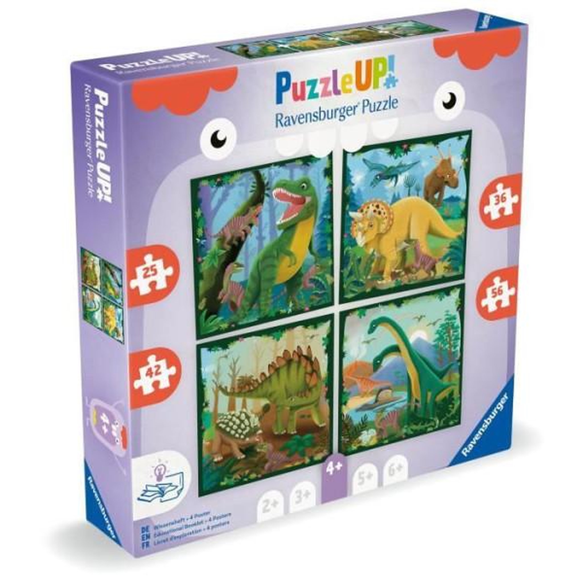 Voir la diapositive 4 : RAVENSBURGER Puzzle enfant, puzzle up!, les dinosaures, des 4 ans, 12004003, ravensburger
