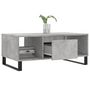Voir la diapositive 4 : VIDAXL Table basse Gris beton 90x50x36,5 cm Bois d'ingenierie