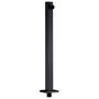 Voir la diapositive 3 : VIDAXL Bras de support de douche Carre Inox 201 Noir 40 cm