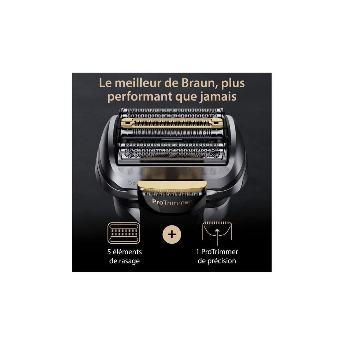 BRAUN Rasoir électrique rechargeable - 9560CC