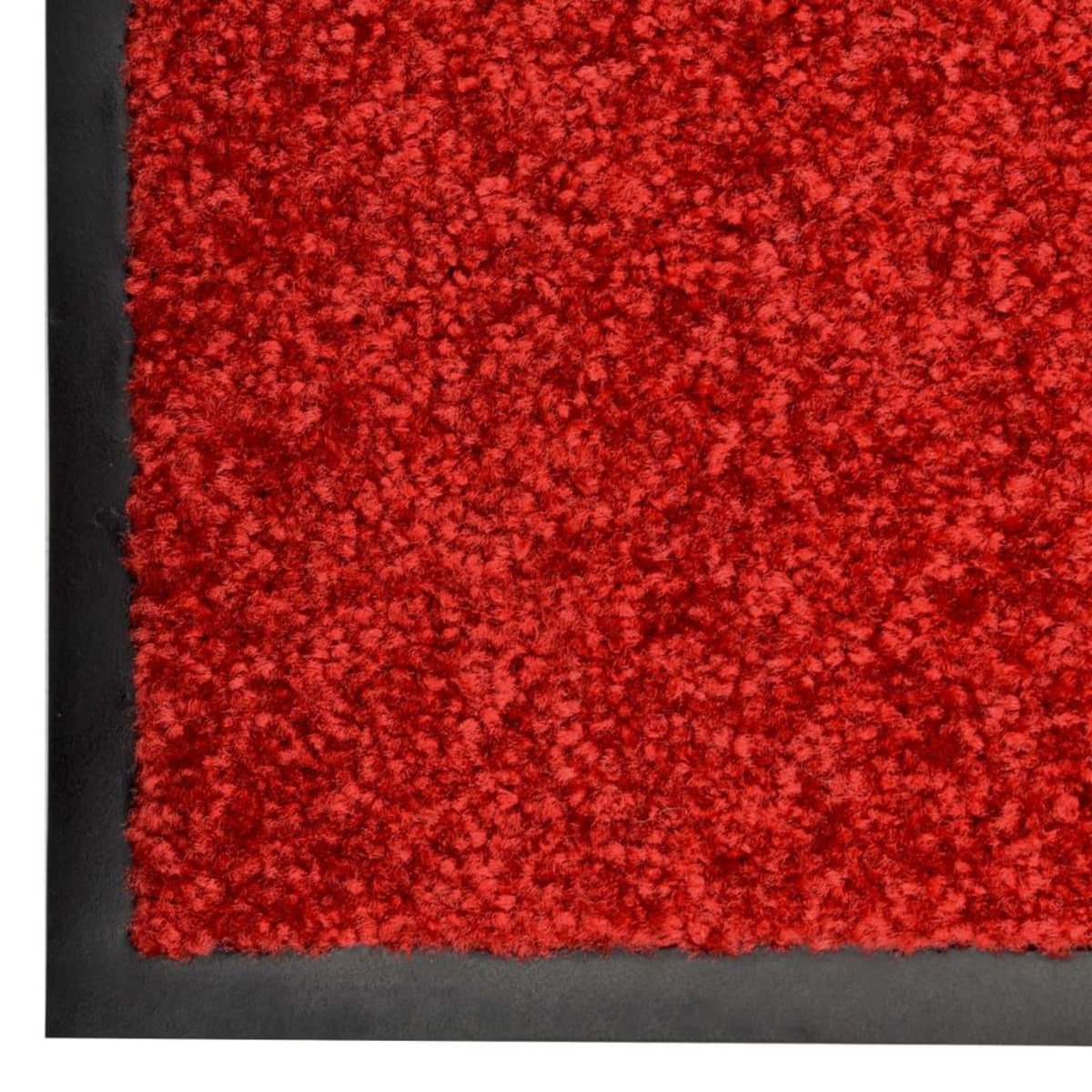 VIDAXL Paillasson lavable Rouge 60x180 cm