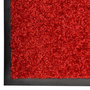 Voir la diapositive 3 : VIDAXL Paillasson lavable Rouge 60x180 cm