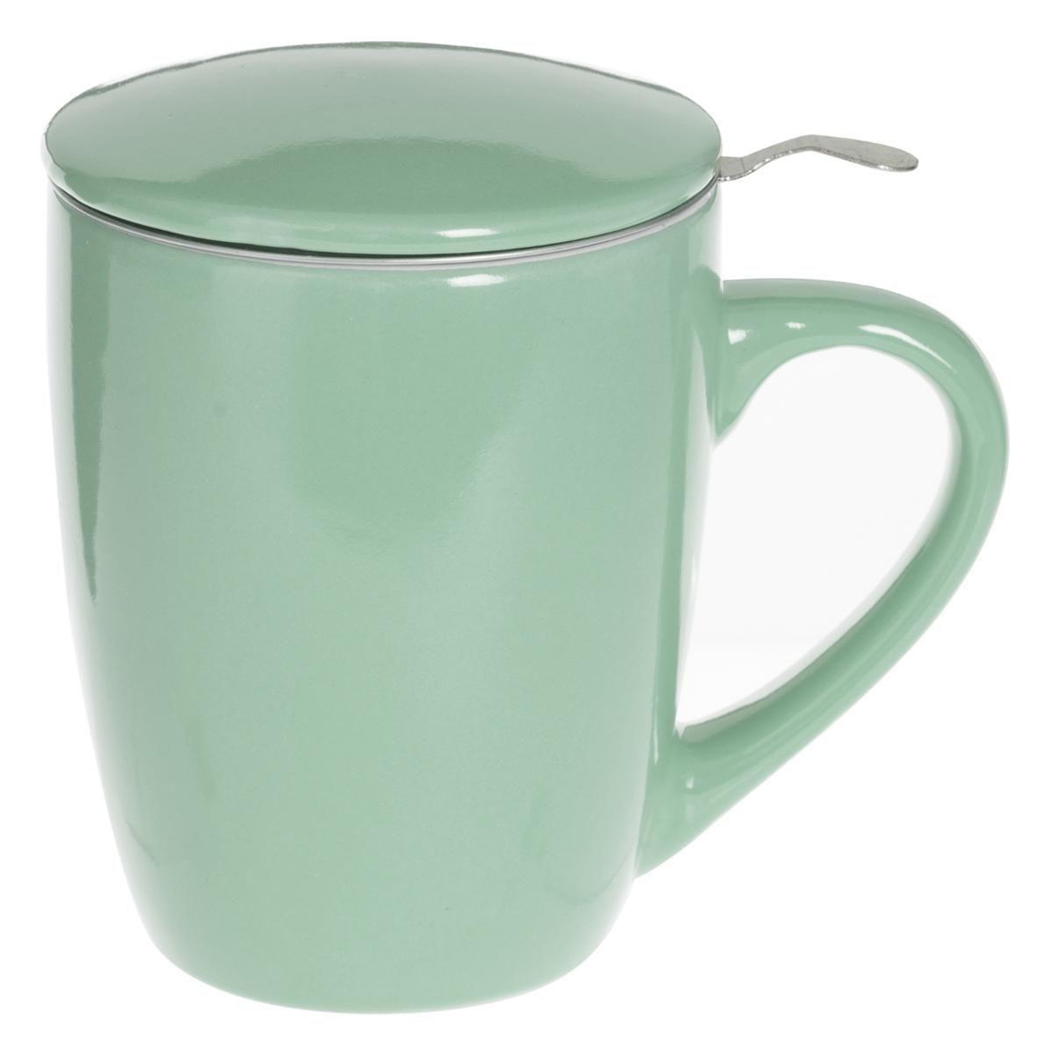 Voir la diapositive 1 : SECRET DE GOURMET Tisanière en Faïence  Colorama  32cl Menthe