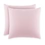 Voir la diapositive 2 : DODO Lot de 2 Taies d'oreiller 2 en 1 - Alèse absorbante intégrée - Coloris Poudre