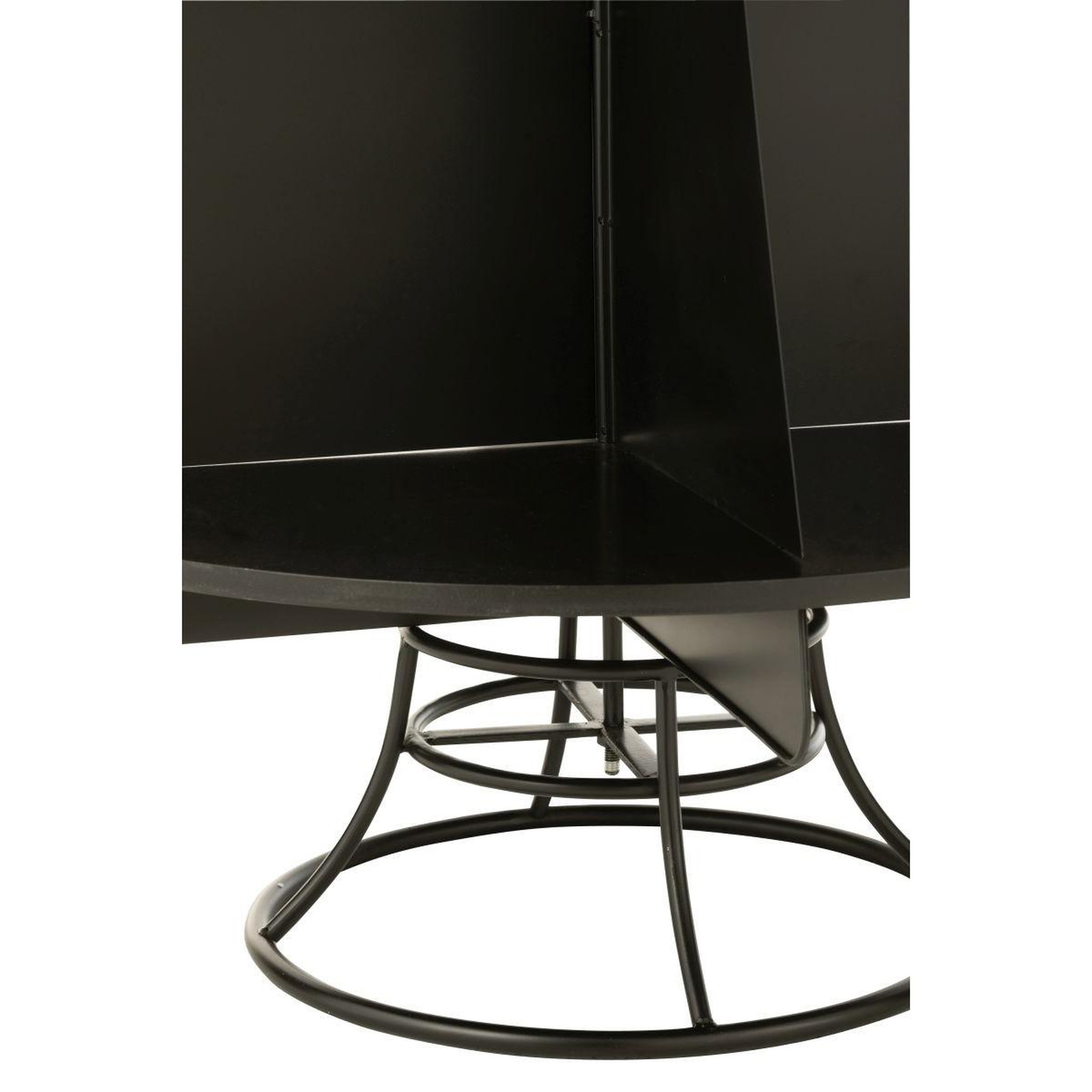 Voir la diapositive 4 : J-LINE Étagère sapin 3 niveaux  xmas  170cm noir