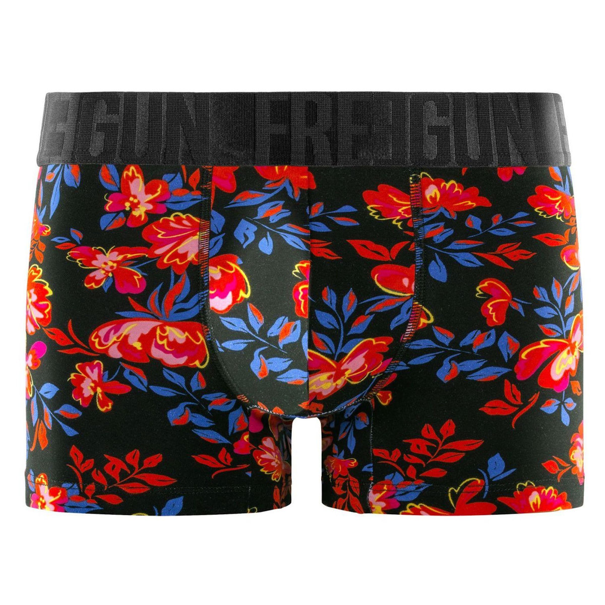FREEGUN Lot de 3 boxers homme Flowers