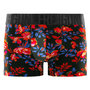 Voir la diapositive 4 : FREEGUN Lot de 3 boxers homme Flowers