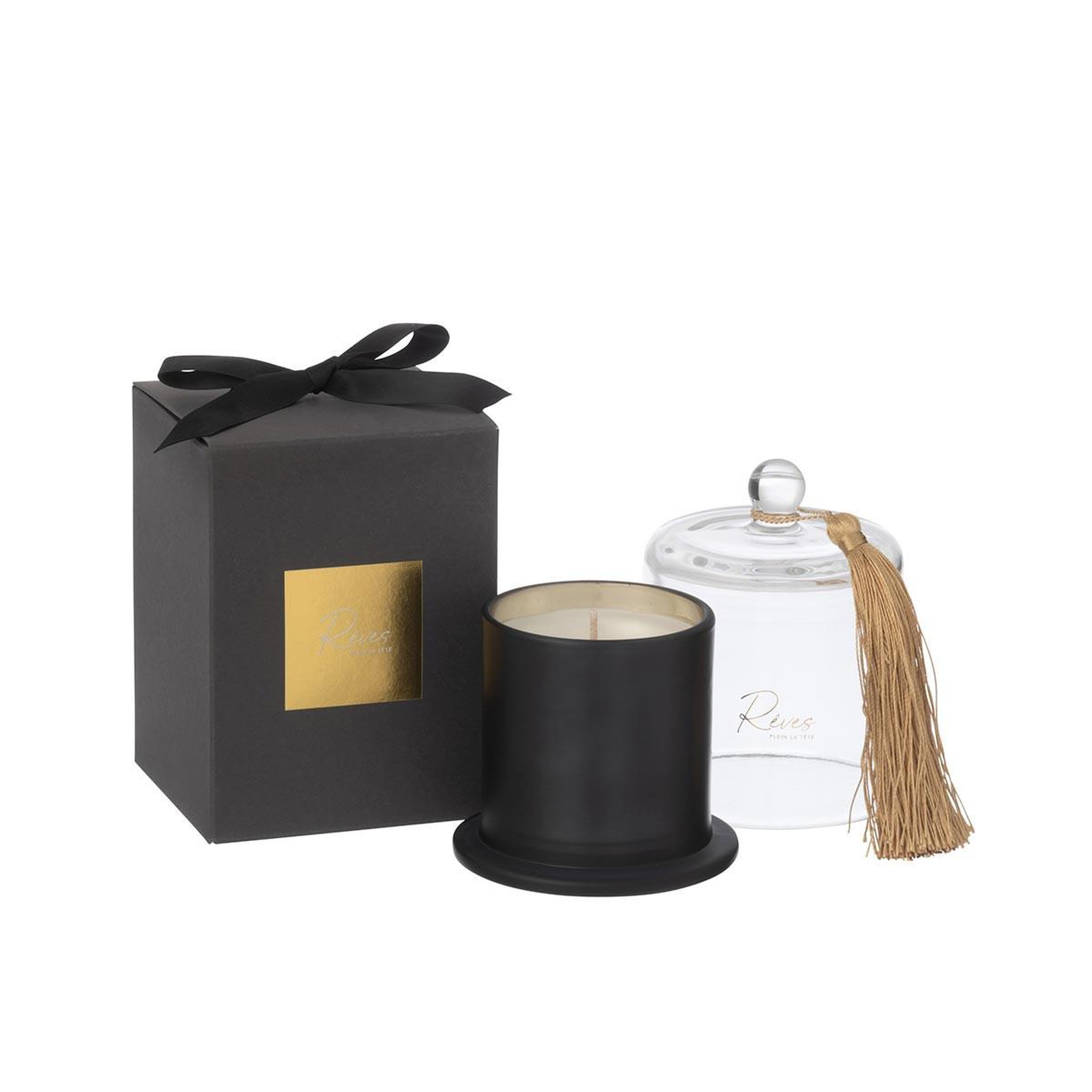 Voir la diapositive 2 : J-LINE Bougie parfumée cloche  cloe  13cm rainbow reef