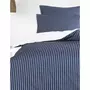 Sensei Maison Parure housse de couette percale de coton avec 2 taies 65x65 cm LINQUIST