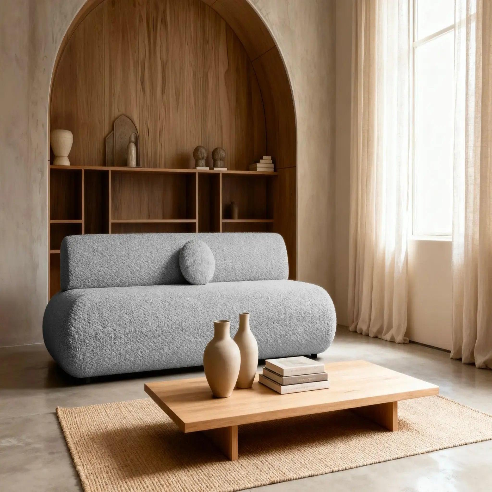 Voir la diapositive 2 : CASANOVA PARIS Levi - canapé droit convertible tissu lisse