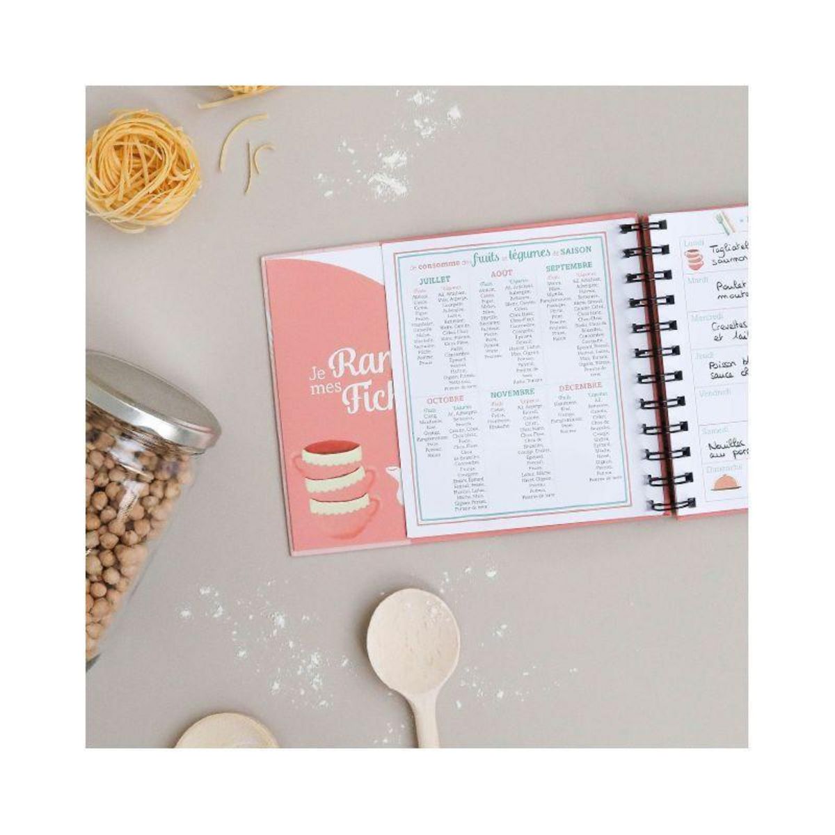 Toga Menu planner - Mes menus ont du style