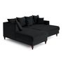 Voir la diapositive 4 : BEST MOBILIER Flamingo - canapé d'angle gauche 4 places convertible en velours