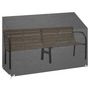 Voir la diapositive 5 : VIDAXL Housses de banc de jardin 2 pcs 8 œillets 190x70x70/88 cm PE