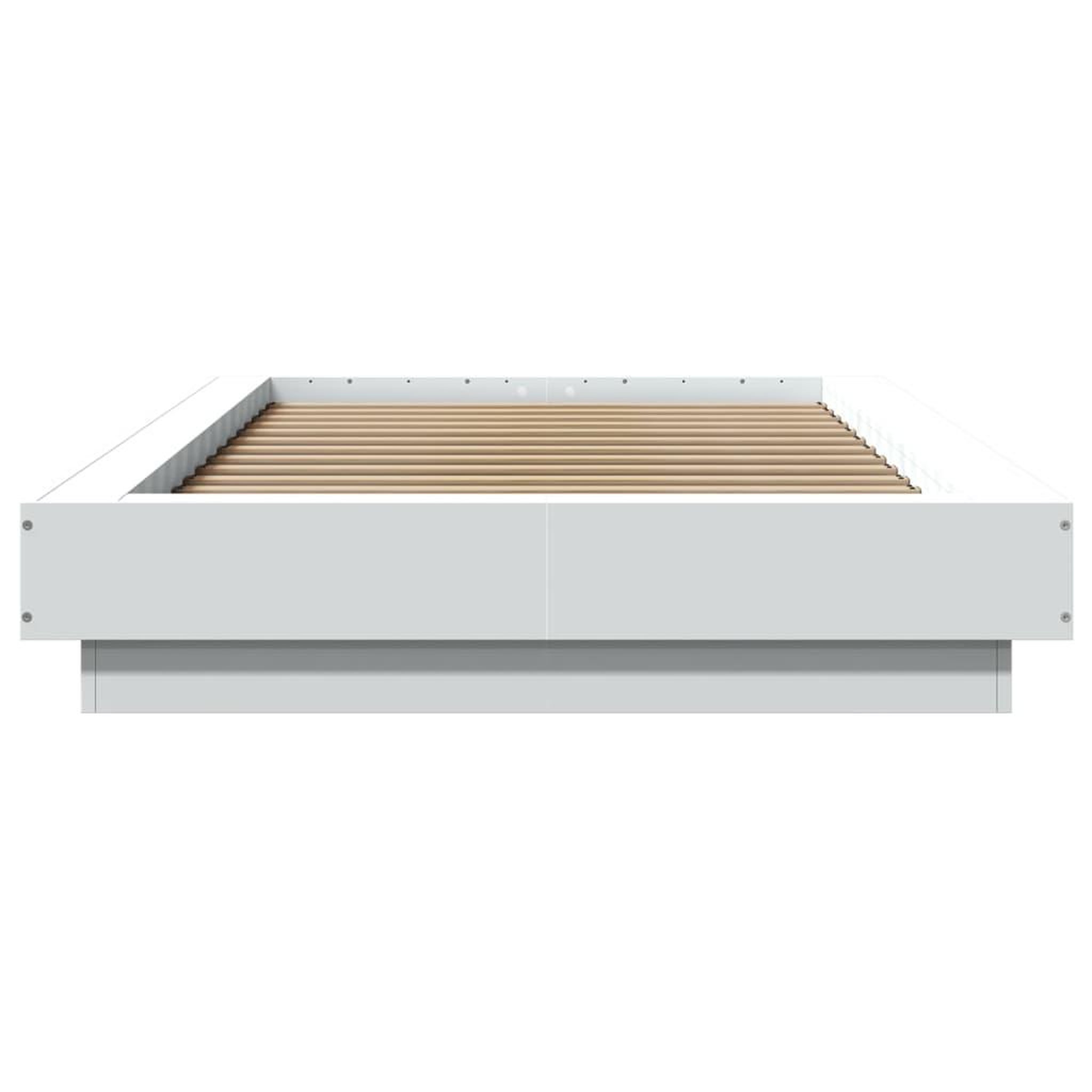 Voir la diapositive 4 : VIDAXL Cadre de lit sans matelas blanc 75x190 cm