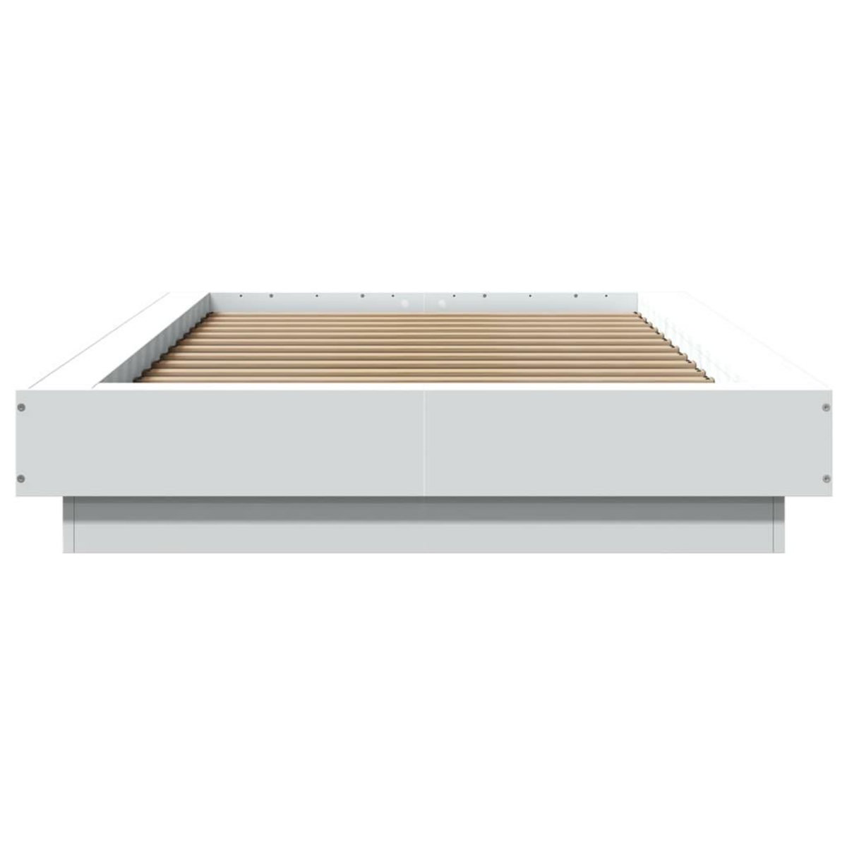 VIDAXL Cadre de lit sans matelas blanc 75x190 cm