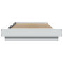 Voir la diapositive 4 : VIDAXL Cadre de lit sans matelas blanc 75x190 cm