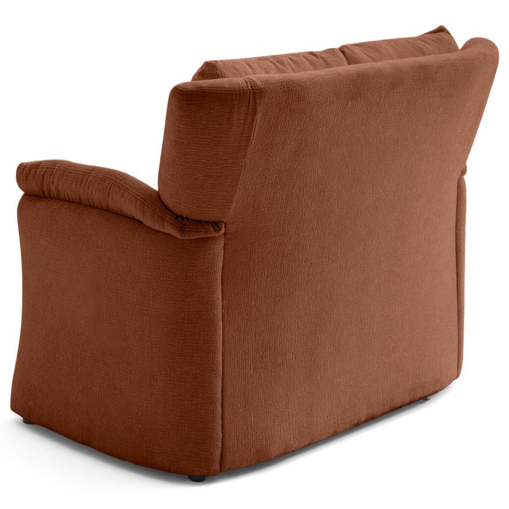Voir la diapositive 6 : LISA DESIGN Bastille - canapé droit 2 places en tissu velours relief