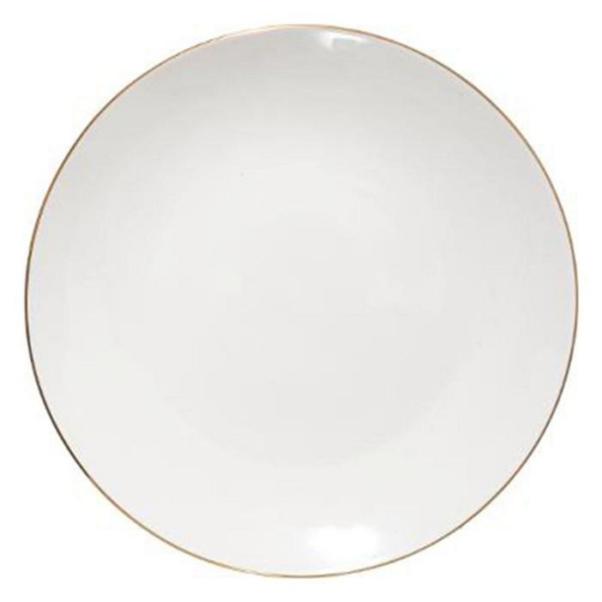 SECRET DE GOURMET Lot de 6 Assiettes à Dessert  Petit Salon  19cm Blanc