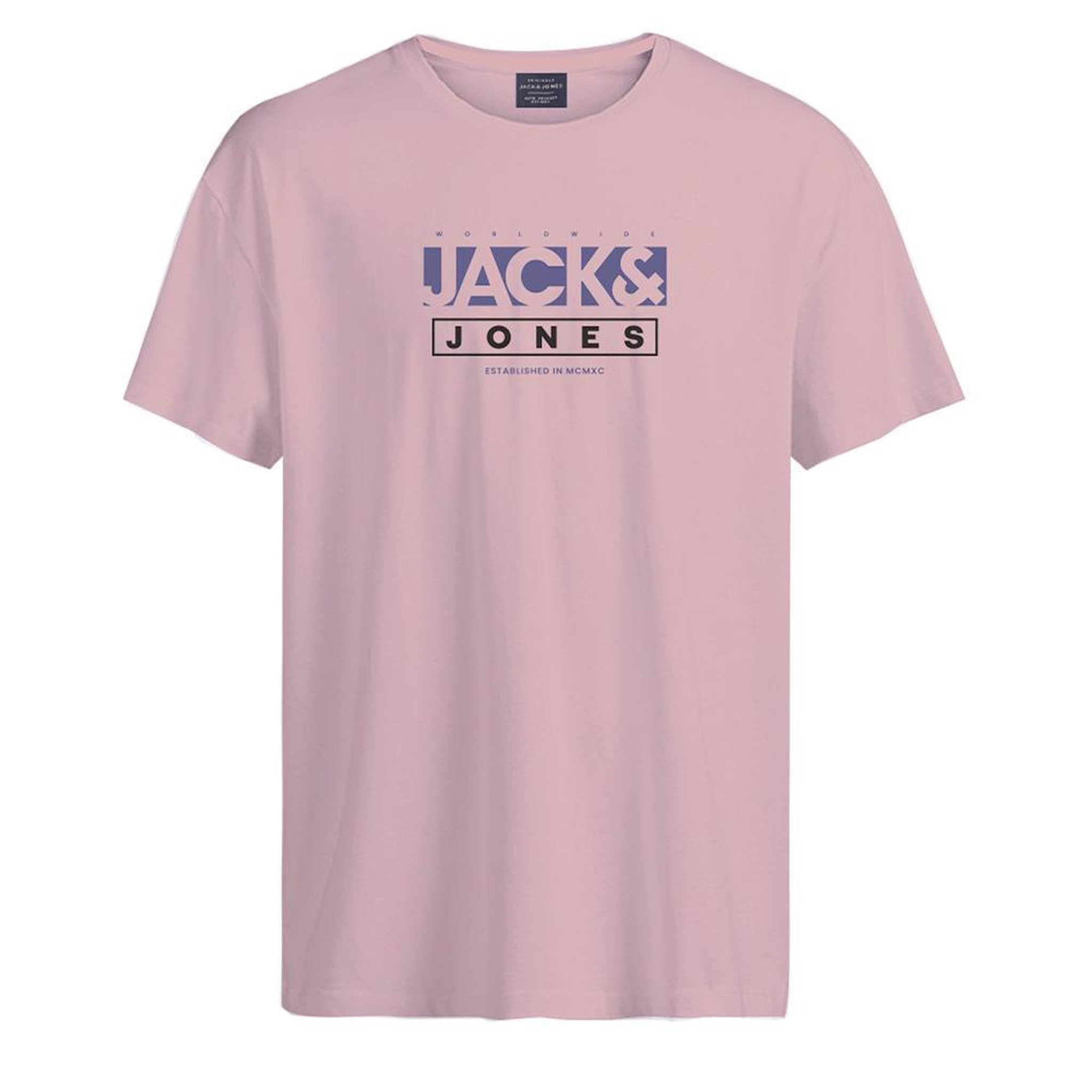 Jack & Jones T-Shirt Rose Homme Jack & Jones Jorseven