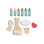 Voir la diapositive 3 : SES Creative Sophie la girafe - Crayons de couleur pour le bain et formes