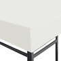 Voir la diapositive 3 : VIDAXL Toile superieure de belvedere 310 g / m^2 4x3 m Blanc creme