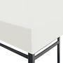 Voir la diapositive 3 : VIDAXL Toile superieure de belvedere 310 g / m^2 4x3 m Blanc creme