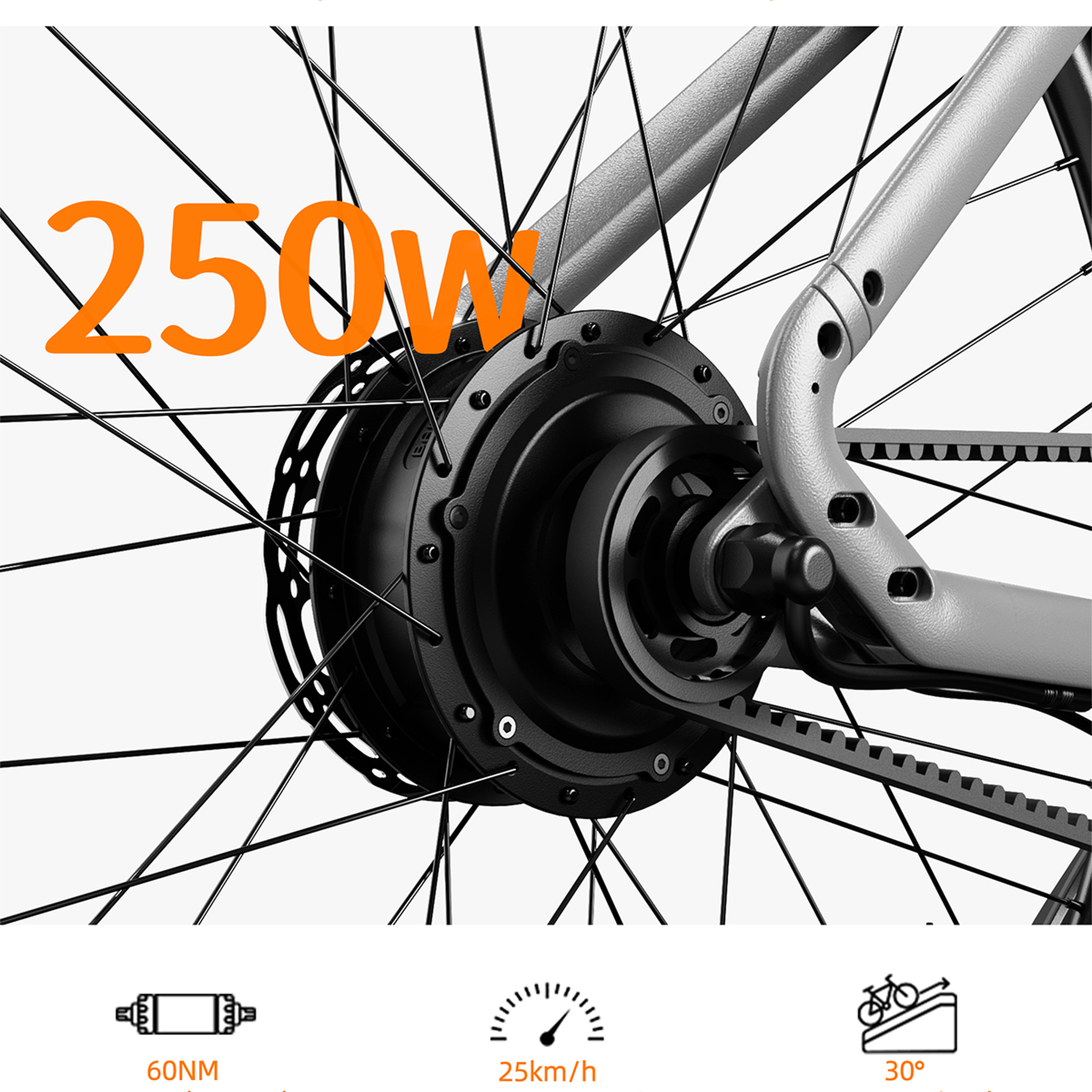 Voir la diapositive 2 : FREEDARE Vélo électrique freedare jb1018 à enjambement bas