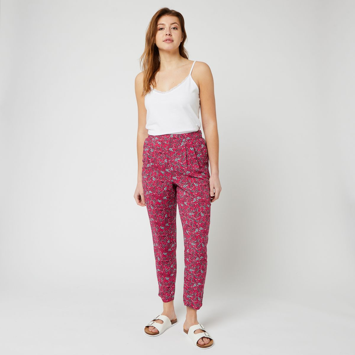 INEXTENSO Pantalon Fuchsia femme