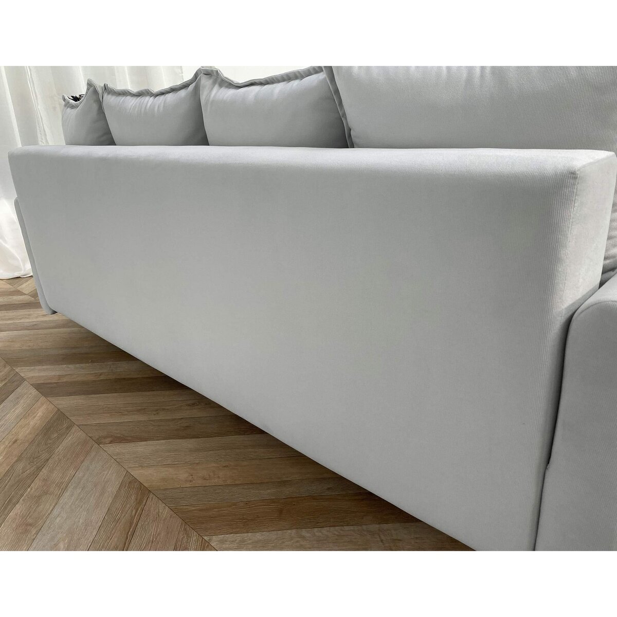 LISA DESIGN Apia - canapé 3 places - convertible avec coffre - en velours