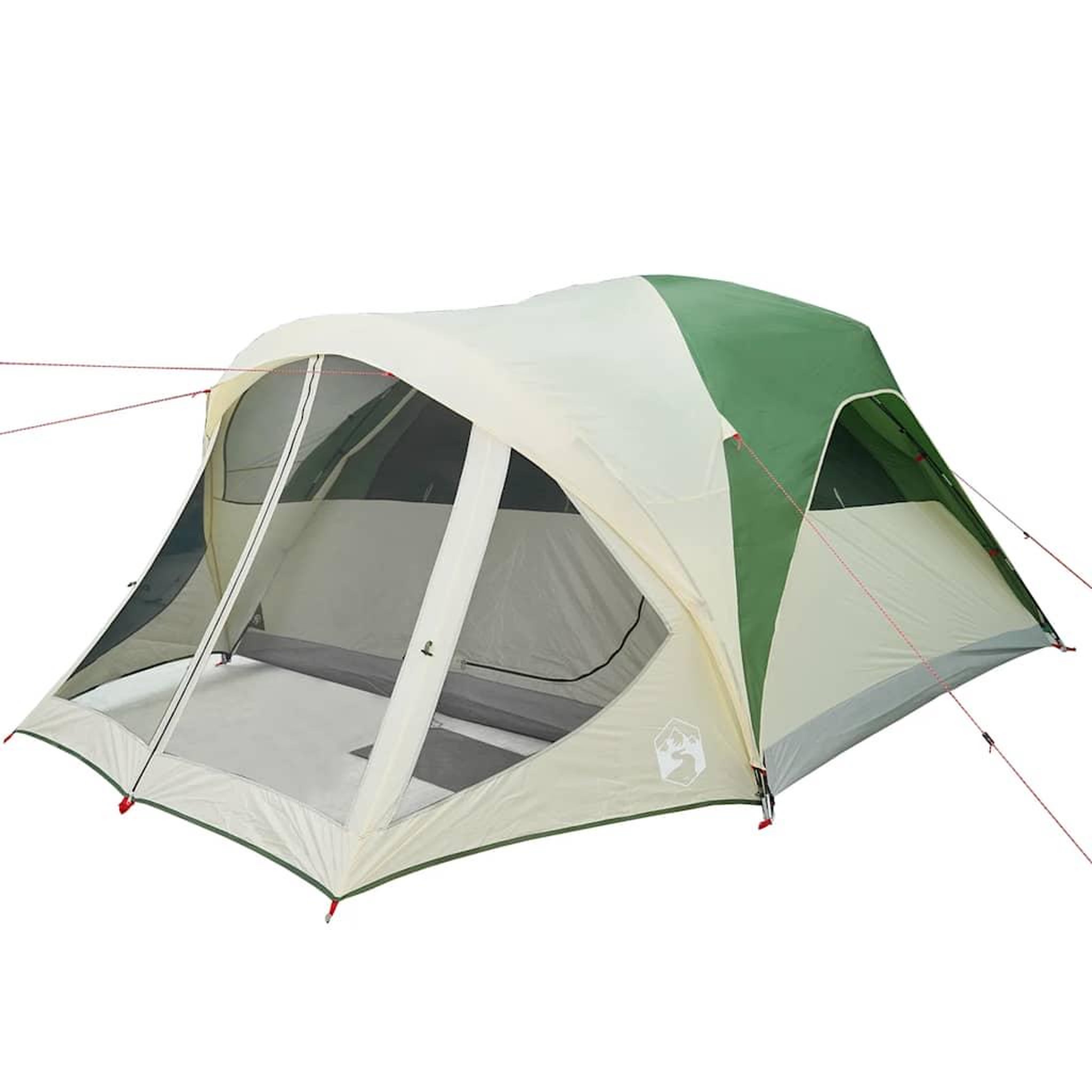 Voir la diapositive 4 : VIDAXL Tente familiale tunnel 6 personnes vert impermeable