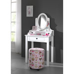 Coiffeuse 3 tiroirs 1 miroir L70cm MAUDE