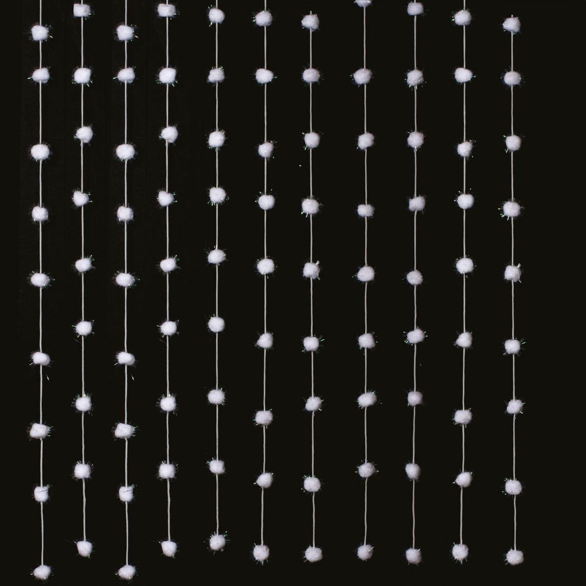 FEERIC LIGHT & CHRISTMAS Décoration de Noël suspendue Rideau de neige - H. 200 cm - Blanc