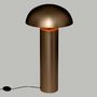 Voir la diapositive 3 : ATMOSPHERA Lampadaire Design  Champi  97cm Or
