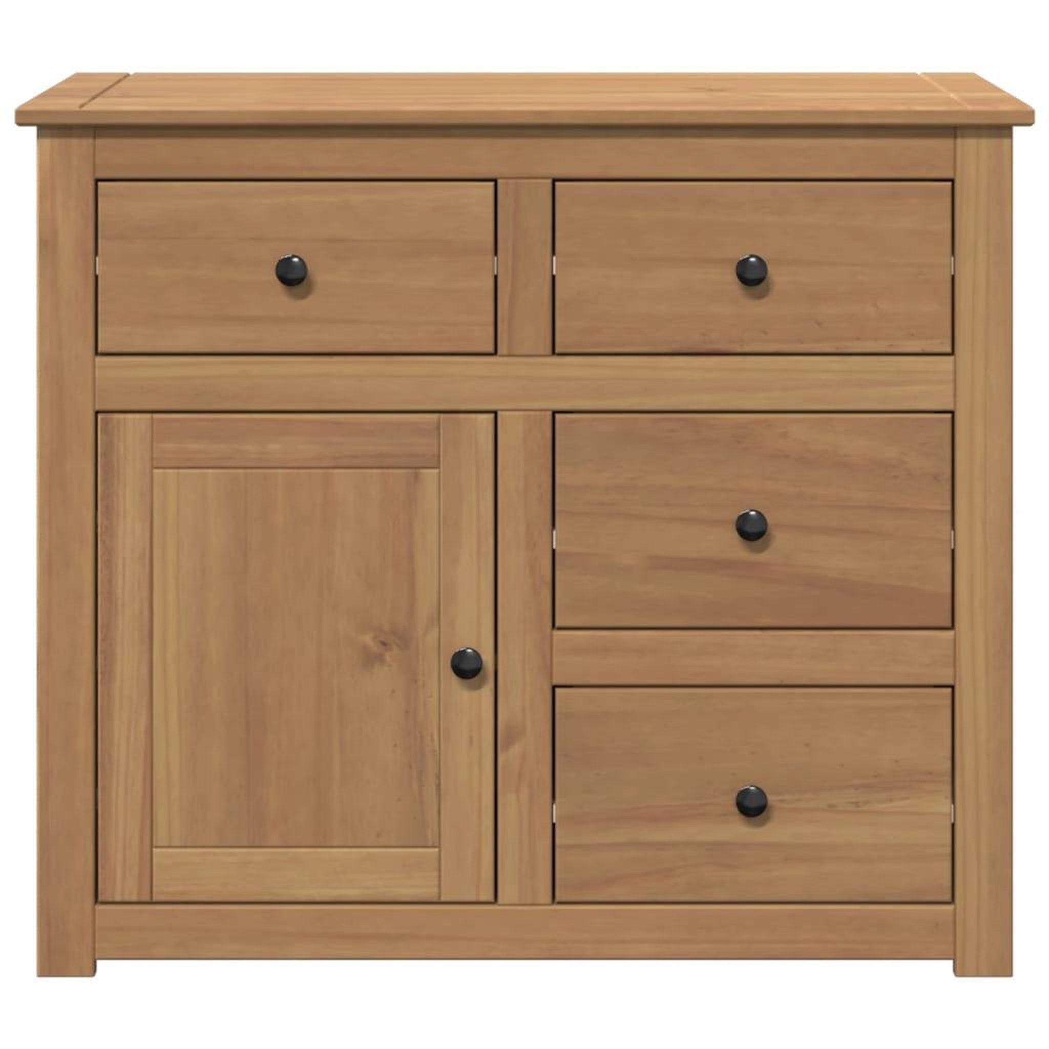 Voir la diapositive 4 : VIDAXL Buffet avec tiroirs Panama 93x40x80 cm bois massif de pin