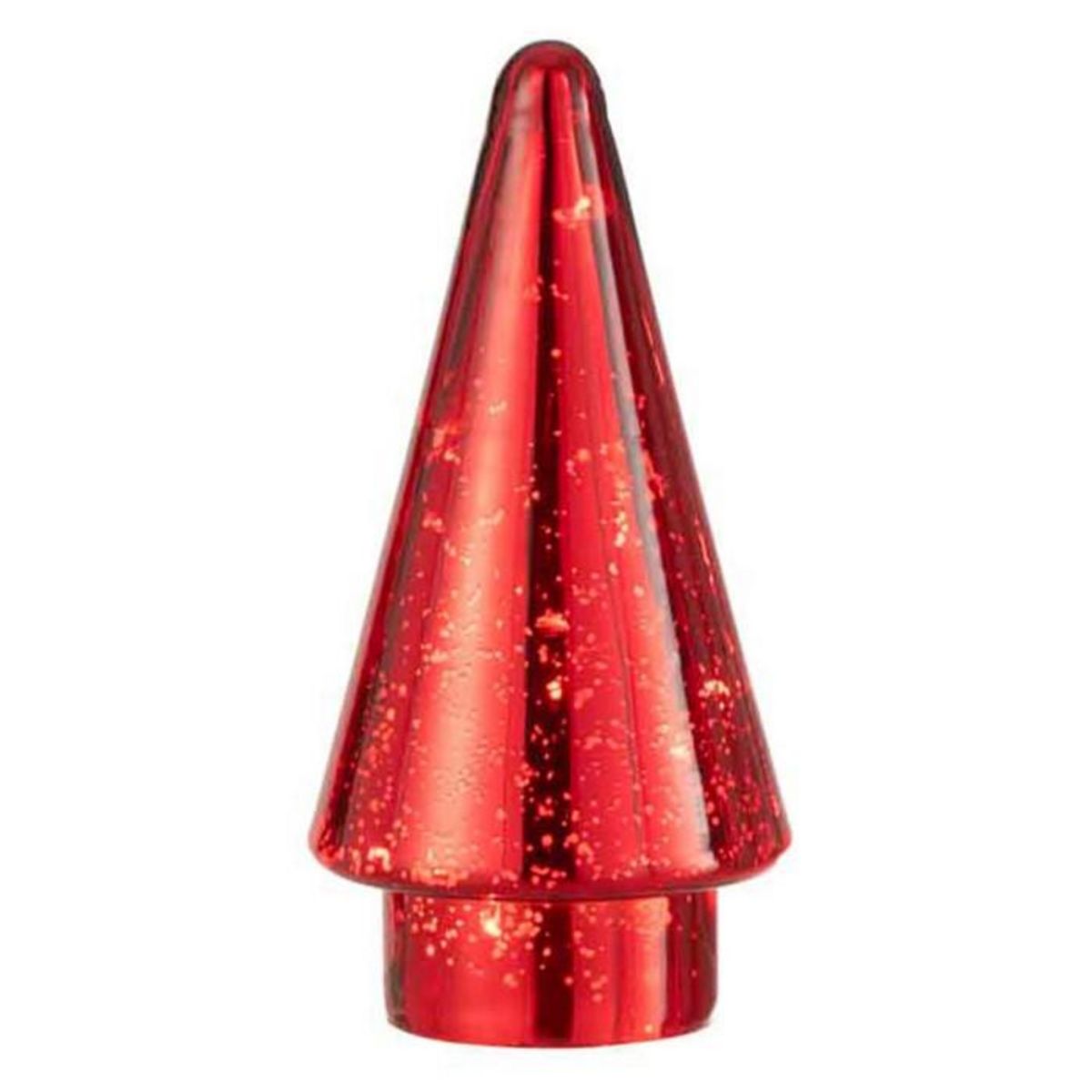 Paris Prix Sapin de Noël en Verre  Led  19cm Rouge