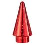 Voir la diapositive 2 : Paris Prix Sapin de Noël en Verre  Led  19cm Rouge