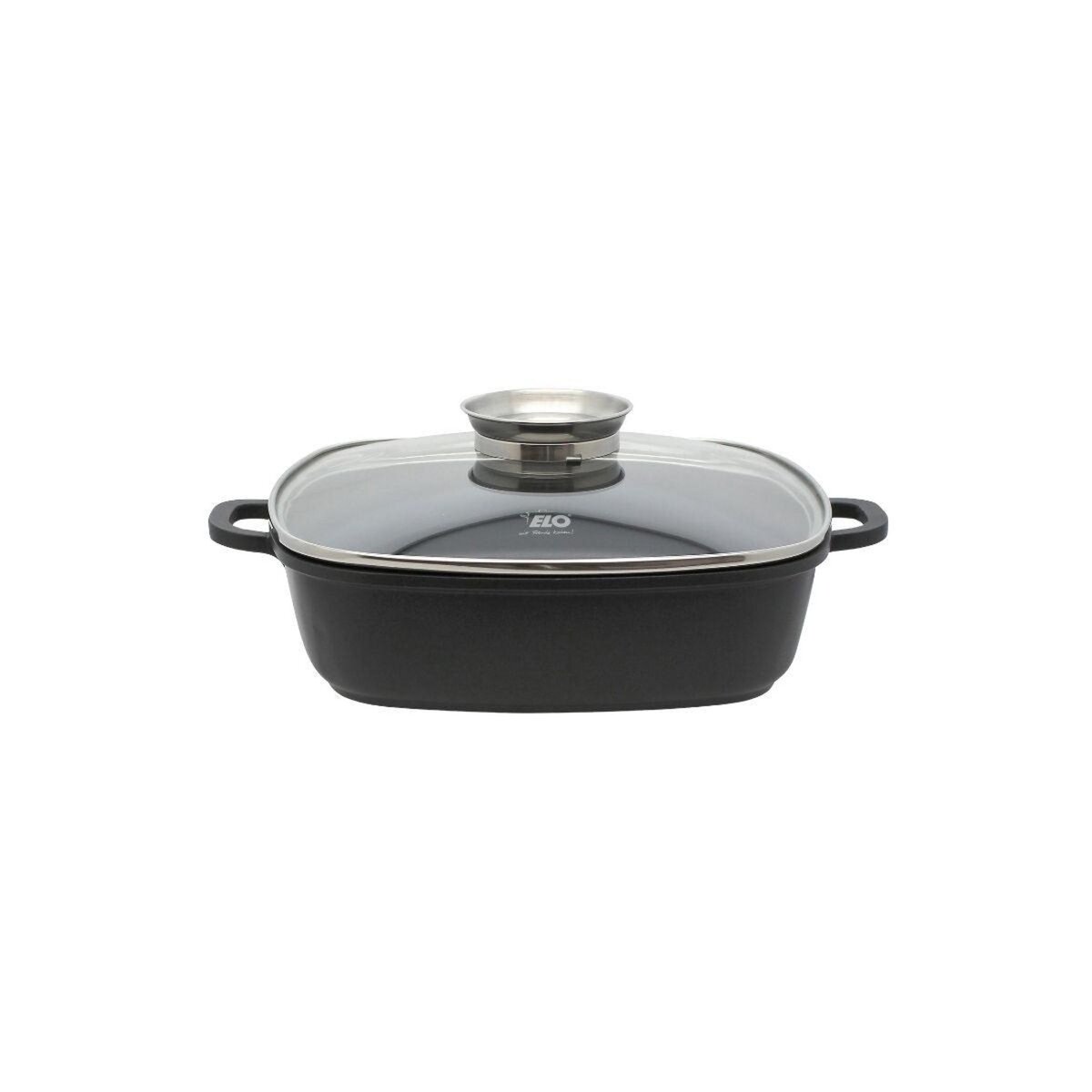 ELO Cocotte 28 x 28 cm en fonte aluminium antiadhésive 3,6 L Elo Alucast